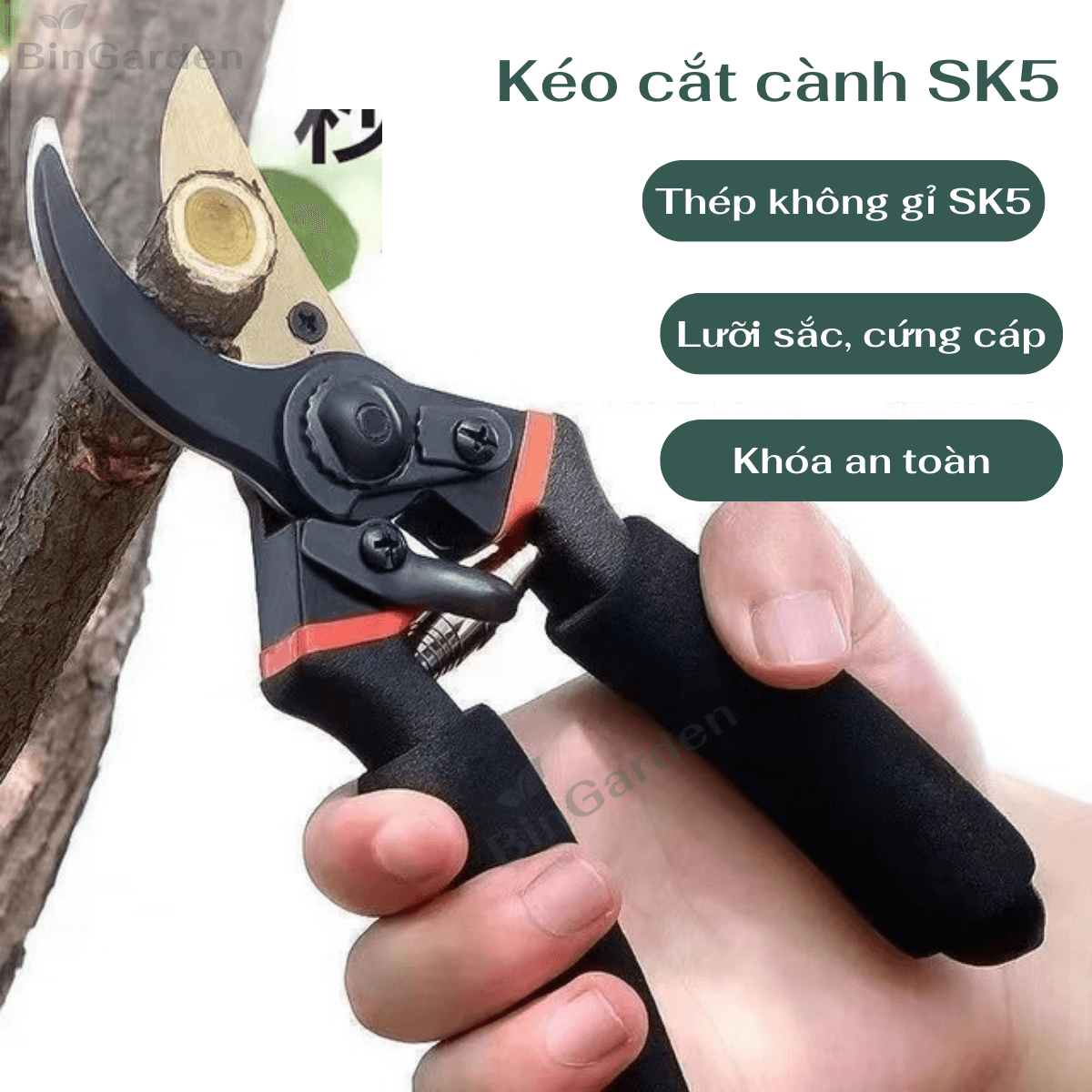 Kéo cắt cành SK5 công nghệ Nhật Bản